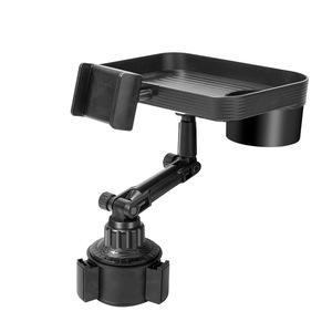 Car Center <b>Console</b> Tray Multi Functional Phone Holder With Cup Holder Storage Organizer For Car Interior ABS Material - Product Image 3
