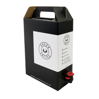 Sac en boîte BIB en aluminium de 1L à 5L, emballage aseptique pour liquides avec valve pour jus, café, vin et boissons (recyclable)