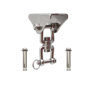 In acciaio inossidabile 360 gradi girevole mascella girevole gancio gancio appendiabiti parete parete 70x40mm amaca Yoga Boxing Hardware - Product Image 4