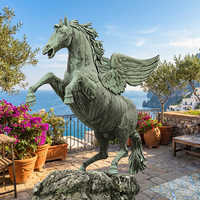 Figurine de cheval en bronze artisanale - Taille personnalisable, patine et socle gravé, sculpture en bronze