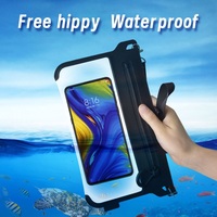 Pochette Téléphone Étanche en Gros IPX6 avec Bande Réglable, Grande Fenêtre Transparente, Taille et Couleur Personnalisables, Sac Étanche pour Mobile