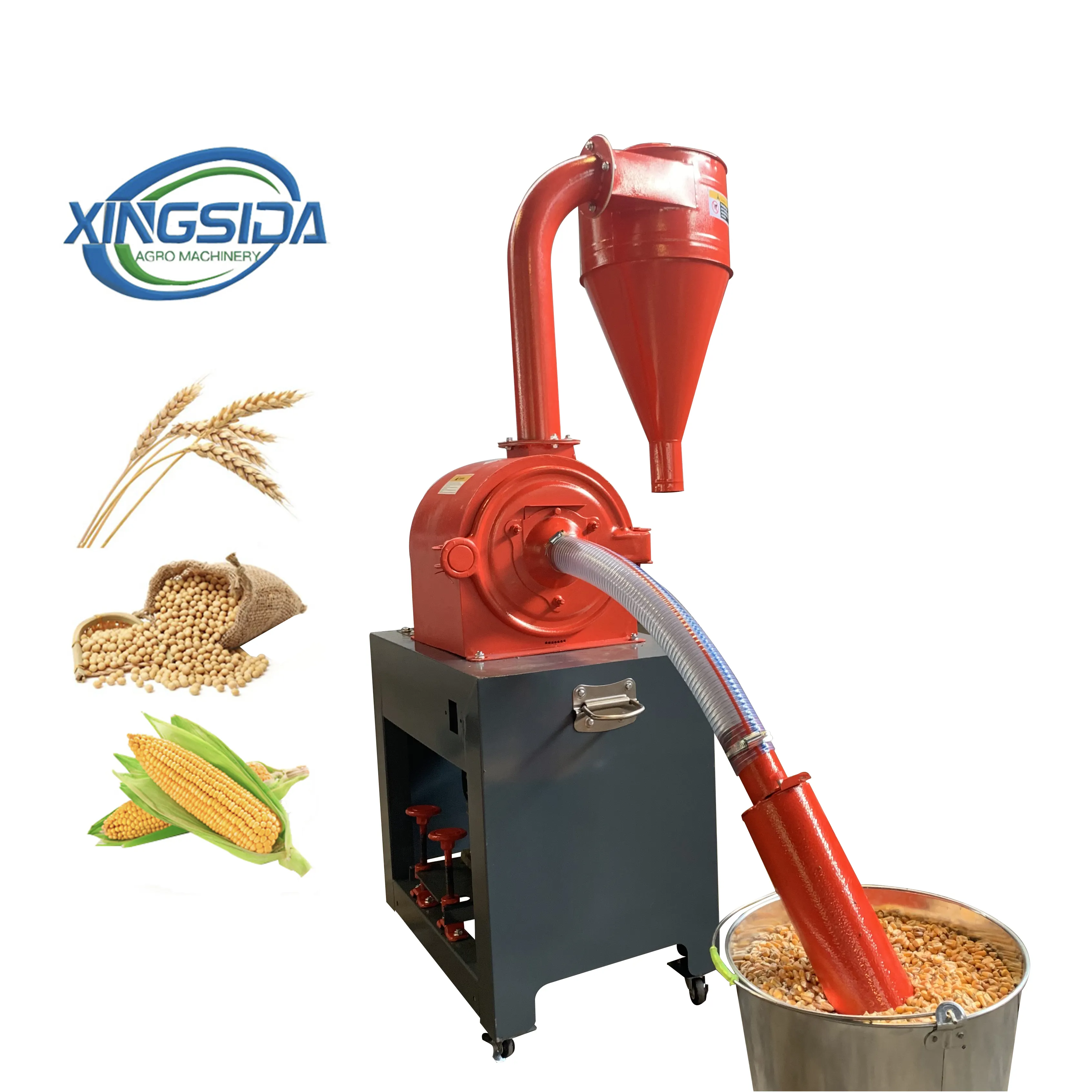 High quality 600KG moulin a grain electrique small grinder corn milling machine