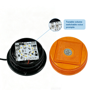 Lámpara Multifuncional de Sonido y Luz de 6w, DC10-80V, con 9 LED de Alta Luminosidad, Tipo de Montaje con Tornillos, Color Rojo o Ámbar a Elección - Product Image 3