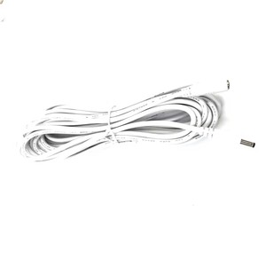 Cable de Extensión de Alimentación CC Blanco de 5V, Conector Hembra a Macho DC3.5*1.35, Cable de Alimentación de 1m/1.5/3/5m 22AWG - Product Image 4