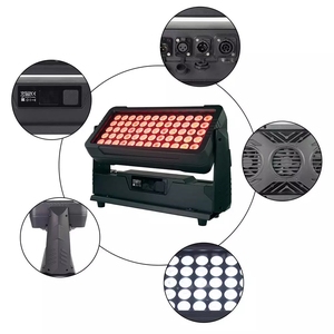 Lavado al aire libre 60x10W RGBW 4IN1 <span class=keywords><strong>Luz</strong></span> de inundación LED <span class=keywords><strong>para</strong></span> iluminación de color de ciudad <span class=keywords><strong>para</strong></span> empresas de alquiler Tours Festivales Eventos IP65 - Product Image 6
