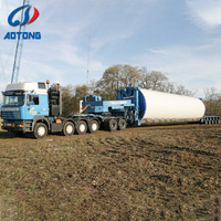 Tour éolienne remorque tuyau Transport tour de table remorque tour transporteur semi remorques