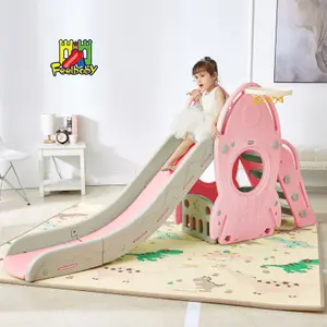 Feelbaby 2022 Indoor <span class=keywords><strong>Tobogan</strong></span> Slide Swing Volcano Playground Set para niños Adventure Park Educativo Deportes Residencial Playhouse - Product Image 1