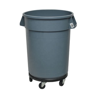 Bidone per Rifiuti Goodman 120L Grande Rotondo con Coperchio Scorrevole in PP Ecologico per Riciclaggio - Product Image 2