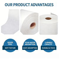 Papier toilette en rouleau jumbo doux et écologique, 2 plis, en pâte de bois vierge de qualité supérieure, pour usage commercial en gros