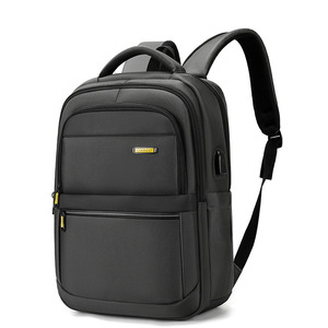 Fashionable Men's Casual Large USB Laptop <b>Backpack</b> <b>Waterproof</b> Outdoor Daily Business School Bag - Product Image 1
