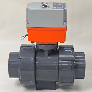 วาล์วบอลพีวีซีไฟฟ้าสำหรับควบคุมน้ำ  OEM ปรับแต่งได้ - Product Image 2
