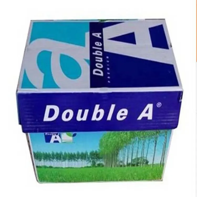 China Fabrikanten Oem 100% Pulp A4 Papier Kopieerapparaat 500 Vellen/Ream-5 Riemen/Doos A4 Kopieerpapier