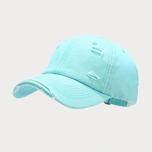Casquette de baseball en coton vieilli, style trucker, couleur unie, avec logo brodé personnalisé acceptable, pour homme - Product Image 4