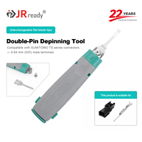 Herramienta de Extracción de Doble Pin JRready JRconDRK-D155100 para Conectores SUMITOMO TS Serie 0.64mm (025) Terminal Macho