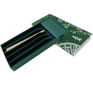 Emballage de luxe en papier rouleau pré-<span class=keywords><strong>king</strong></span> <span class=keywords><strong>size</strong></span> boîte-cadeau tiroir coulissant rigide et résistant aux enfants pour pilules ou matériaux recyclés - Product Image 1