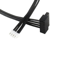 Cable adaptador de alimentación dual SATA de 6 pines, divisor 1 a 2 para conexiones de alimentación de discos duros de placa base, compatible