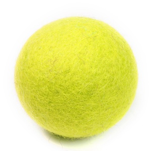 Boule de feutre sèche-linge fait à la main, 1 pièce, boule de feutre rouge coloré vert en tissu naturel, plus de 1000 boules à feutre - Product Image 3