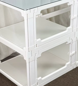 Clôture moderne pour chien de compagnie en ABS, matériau PET, <span class=keywords><strong>cage</strong></span> de sécurité entièrement transparente, conception sans fermeture pour une utilisation en intérieur, balcon, facile - Product Image 4