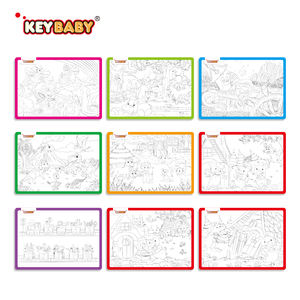 Keybaby แผ่นรองจานแบบสั่งทำแผ่นรองจานสีสำหรับเด็กแผ่นรองจานใช้ซ้ำได้สำหรับของเล่นเพื่อการศึกษาของเด็ก - Product Image 4
