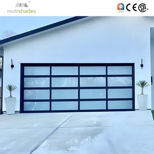 Porte en verre sans cadre noir à plusieurs teintes, largeur personnalisable, avec moteur électrique réglable pour tout <span class=keywords><strong>garage</strong></span> - Product Image 1