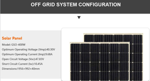 Système d'énergie solaire 10 kW, système solaire hybride, système d'énergie solaire 10 kW hors réseau, technologie solaire OEM, MPPT, commutation automatique 10 kW - Product Image 4