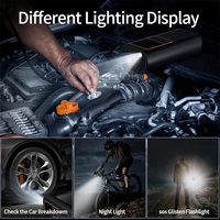Gonfleur de pneu de voiture rechargeable sans fil 6000mAh Pompe à air portable Affichage numérique Compresseur d'air de pneu 150 PSI avec batterie externe