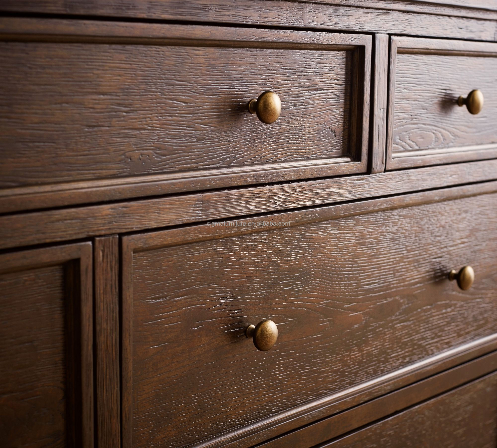 7 drawer dresser chest of drawers for bedroom wood modern floating drawer dresser