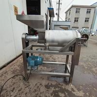 Automatische Industriële Citroen Sinaasappel Perzik Ananas Juicer Extractor Machine Fruit Pulper Mango Pulp Machine