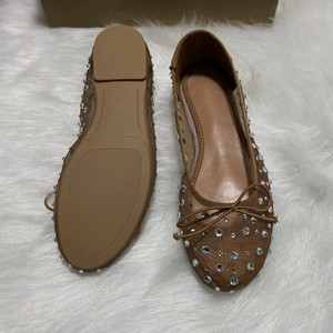 รองเท้าส้นเตี้ยบัลเล่ต์สำหรับผู้หญิงพร้อมโบว์ลายดาวน้ำหนักเบาสบายรองเท้าลำลองสำหรับผู้หญิง - Product Image 3