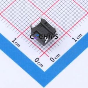 TC110426060 Tactile Switch Through hole Component (THT)-4P,6x6mm Switch Single Pole Single Throw Round Button 2.6N 6mm - Product Image 2