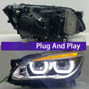 Modification du bloc optique avant, feux de jour à LED et phares projecteurs 12V, neuf 2016-2019 pour Série <span class=keywords><strong>7</strong></span> F01/F02 - Product Image 5