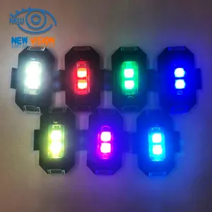 Auto Led Mini Waarschuwingslampje Usb Opladen Minisignaal Drone Fiets Vrachtwagen Stroboscoop Lichtindicator Motorfiets Led Stroboscoop Verlichting