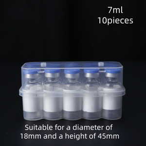 批发7毫升10瓶槽位塑料瓶收纳盒用于肽冻干粉便携式包装盒 - Product Image 2