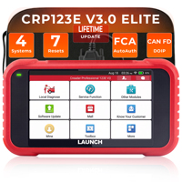 LAUNCH CRP123E V3.0 Escáner OBD2 Completo, Lector de Códigos de 10 Modos con Pantalla de Gráficos de Datos en Tiempo Real y Soporte CAN FD DoIP