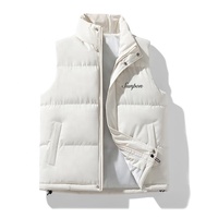 Chaleco de Invierno sin Mangas para Hombre, Diseño Personalizado, con Cierre, Resistente al Viento, Transpirable, Estilo Casual, para Clima Frío
