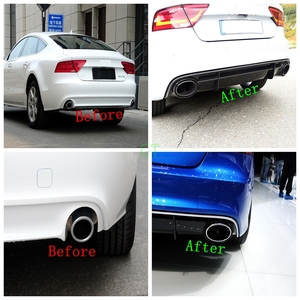 Diffusore/Labbro Posteriore 100% Compatibile con <span class=keywords><strong>Audi</strong></span> A7 RS7 in Materiale ABS OE DF-013RS7-1 - Product Image 3