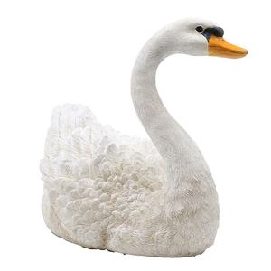Resina decoración de jardín blanco tamaño Cisne estatuilla resina figuras de la vida como <span class=keywords><strong>swan</strong></span> garden escultura $ - Product Image 1