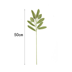 Décoration de plante artificielle en forme de branche d'olivier verte Kexiang pour bureau, mariage, photographie - Product Image 5