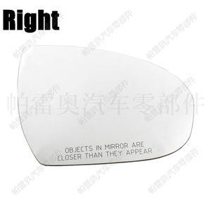 Rétroviseur chauffant côté droit pour Hyundai Tucson 2016-2018 avec avertissement gravé, pièce de rechange argentée 87611-D3400 - Product Image 1