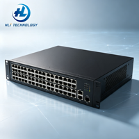 Switch de Red Gigabit PoE+ Administrado de 48 Puertos 5720-52X-PWR-LI-AC con 4 Enlaces Ascendentes SFP+ de 10G, Presupuesto de Energía de 370W, Rendimiento L3