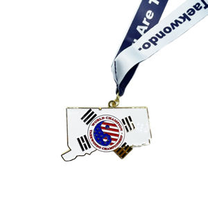 Nouvelles inventions Médaille de jeu de gymnastique sur vélo personnalisée Souvenir Médaille en métal avec ruban E-Sport - Product Image 6