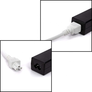 Cordon <span class=keywords><strong>d</strong></span>'<span class=keywords><strong>alimentation</strong></span> CA blanc à trois broches NEMA 5-15P IEC C5 pour ordinateurs portables et appareils électroménagers, certifié CUL/ETL, conducteur en cuivre sans oxygène - Product Image 4