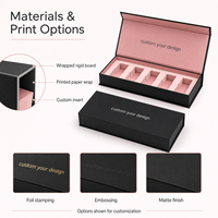 Boîte d'emballage personnalisée pour stylo injecteur, boîte cadeau en carton rigide avec insert en mousse, impression de logo personnalisée, vente en gros aux États-Unis