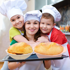 Silicone Fermentation Bowl <b>Large</b> Capacity Oven Safe Food Grade For Bread Cake Making Pink Green Off White - Product Image 1