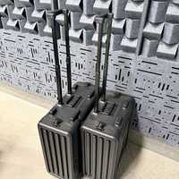 Nouvelle boîte de transport en plastique 3U de 300 mm, étanche et antichoc, portable, pour amplificateur, récepteur, microphone, avec tiroir de rangement en option