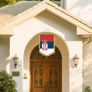 <span class=keywords><strong>La</strong></span> <span class=keywords><strong>bandera</strong></span> <span class=keywords><strong>serbia</strong></span>, pancarta, raya horizontal tricolor con borde de borla, es adecuada para actividades conmemorativas históricas - Product Image 5