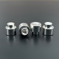 Fixations à sertir pour montage SMD sur PCB, usinées CNC, en laiton, en acier, étamées, zinguées