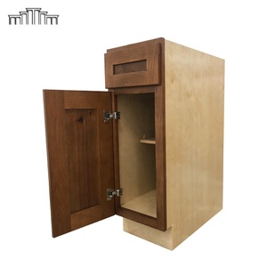 Commercio all'ingrosso RTA American Standard Solid Hickory porta in legno MDF pannello centrale Shaker Style armadi da cucina con cornice in legno - Product Image 2