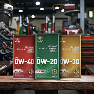 Preço de Atacado Tecnologia Avançada Totalmente Sintético API SQ 0W20/30/40 PAO + Grau V Óleo Básico Do Motor De Óleo Proteger O Motor - Product Image 3