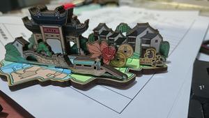 Cartoon Wooden Standee Wholesale Custom Wooden Stand Anime Clear <b>Phone</b> Stand <b>Holder</b> Wooden Standee - Product Image 2